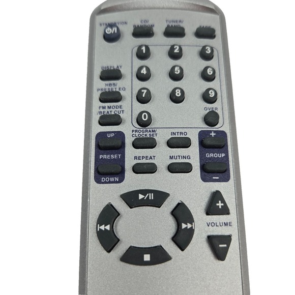 JVC RM-SRCEX30A Remote Control For RC-EX30 RC-EX30B CD Portable Component System - Picture 2 of 3